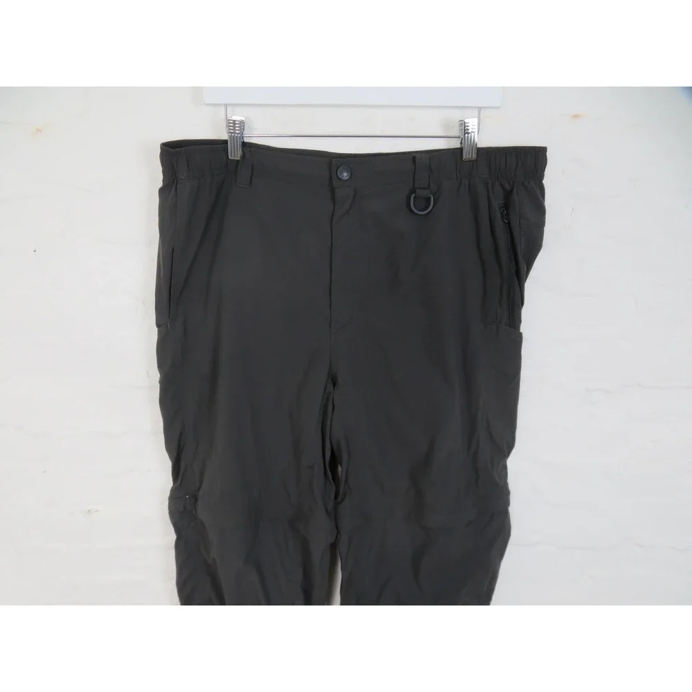 The North Face Pants Mens XL Gray Convertible Nylon Hiking Zip Off Travel